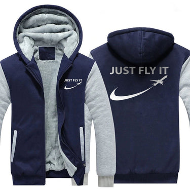 JUST FLY IT ZIPPER SWEATER THE AV8R